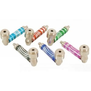 Diamond Cut Metallpipe - 8cm