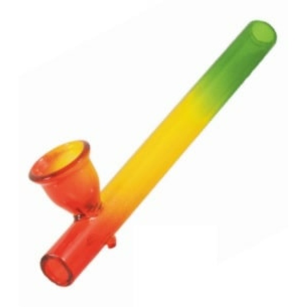 Rasta Shotgun Glasspipe - 11cm