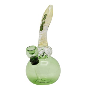 Thug Life Diamond Green Glassbong - 16cm