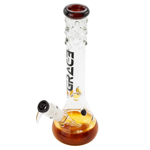 Grace Glass Amber Pearl Glassbong - 40cm