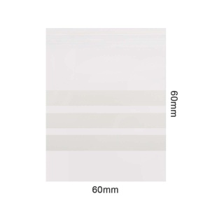 Label Klipsposer 60x60mm - 100 stk.