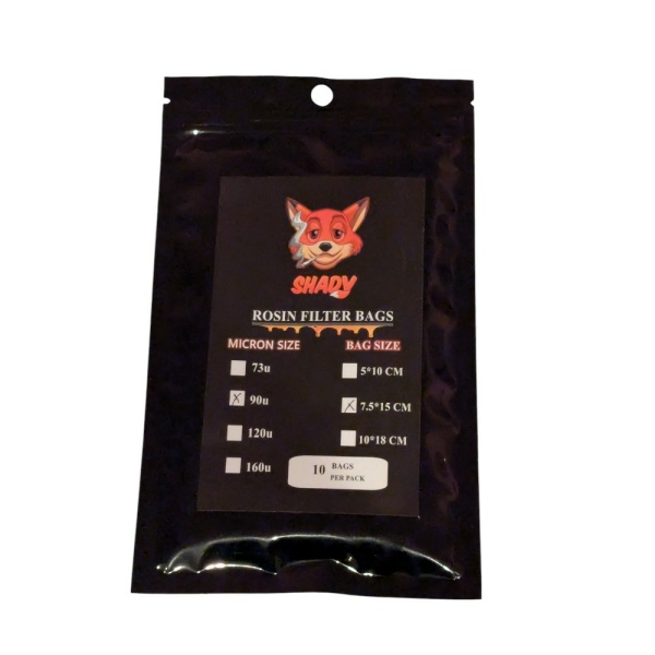 Rosin Filter Bags 7.5x15 cm 90µ - 10 stk