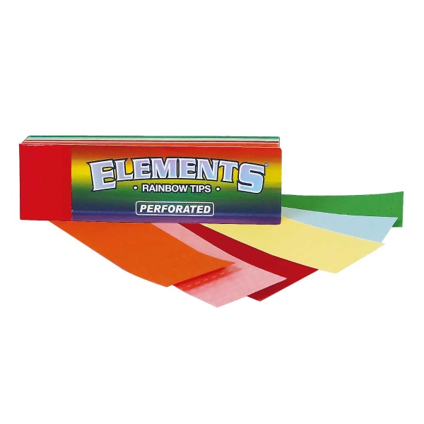 Elements RAINBOW Filter Tips - Perforated - Bilde 2