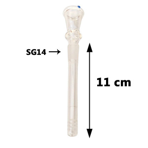 Glass Diffuser Downpipe SG14 - 11cm