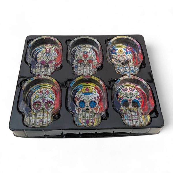 Crystal Skull Glass Askebeger - Bilde 2