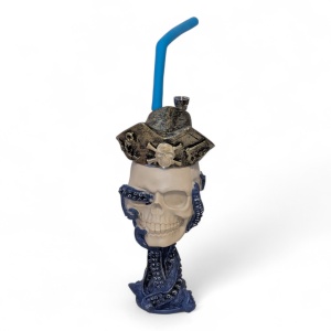 Pirate Skull Vannbong - 26cm