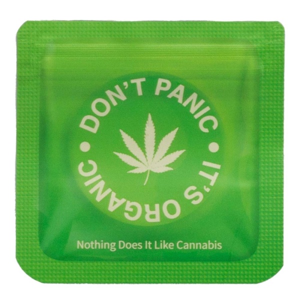 Amsterdam Smell Proof Bag Green 64x64mm - 50 stk - Bilde 2