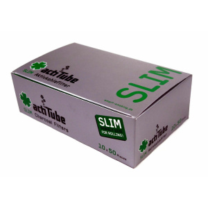 Kartong - actiTube SLIM Active Coal Filter - 10x50 stk