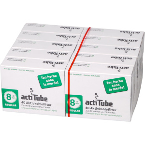 Kartong - actiTube Active Coal Filter - 10x40 stk