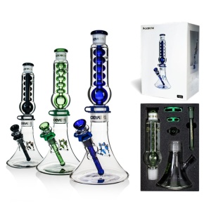 Phoenix Star Freezable Glycerin Glassbong m. Eske - 33cm