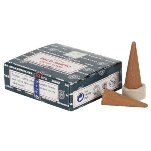Satya Palo Santo Dhoop Cone Røkelse – 12 stk