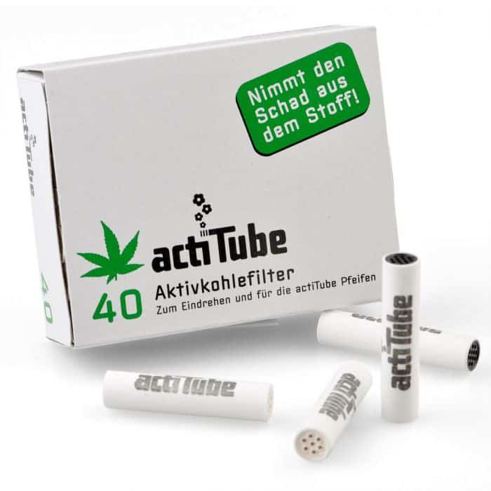 actiTube Active Coal Filter 8MM – 40 stk.