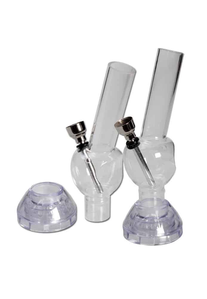 Akrylbong m. Grinder – 16cm