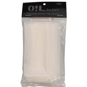 Black Leaf OIL 11x5cm 250µ Rosin Filter Bags – 10 stk.