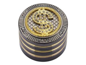 Bling Dollar Metall Grinder – 4-deler