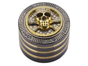 Bling Skull Metall Grinder – 4-deler