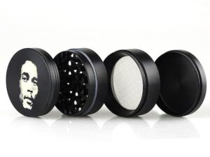 Bob Marley Grinder Sort 4-deler