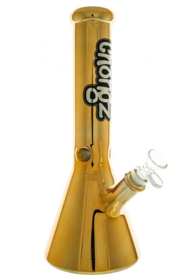 Chongz Gold Chrome Glassbong – 32cm