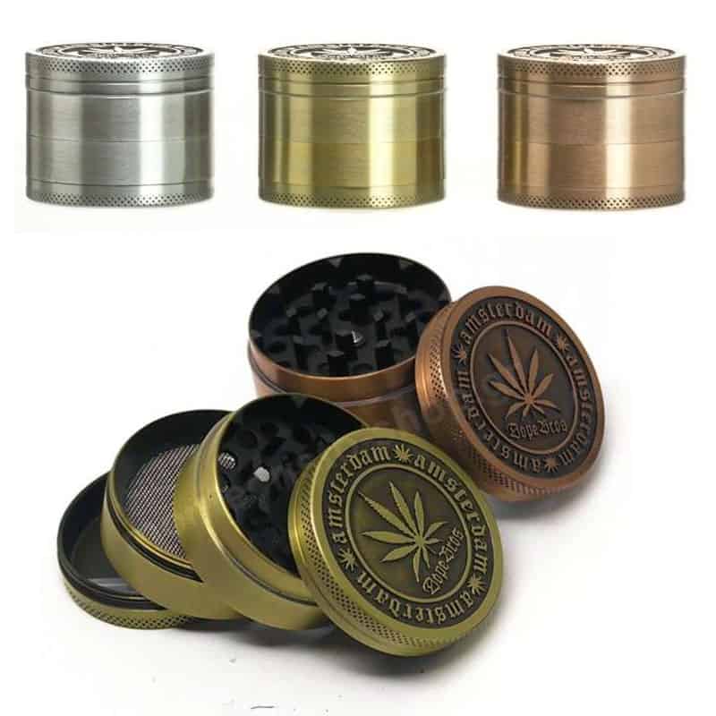 Dope Bros Metallgrinder – 4-deler