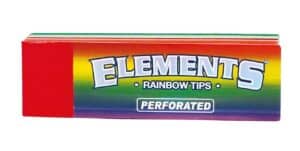 Elements RAINBOW Filter Tips – Perforated
