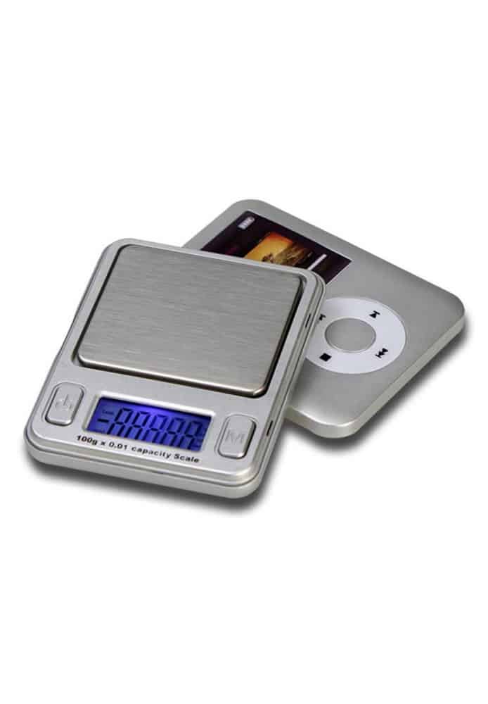 FAKT MP3 Player Digitalvekt – 100g x 0.01g