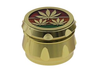 Gold Leaf Metallgrinder 4-deler