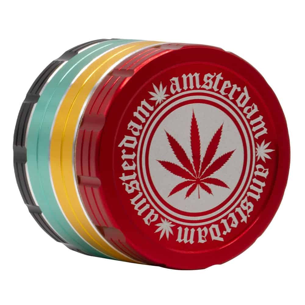 Grace Glass Metallgrinder Rasta – 4-deler – bilde 3