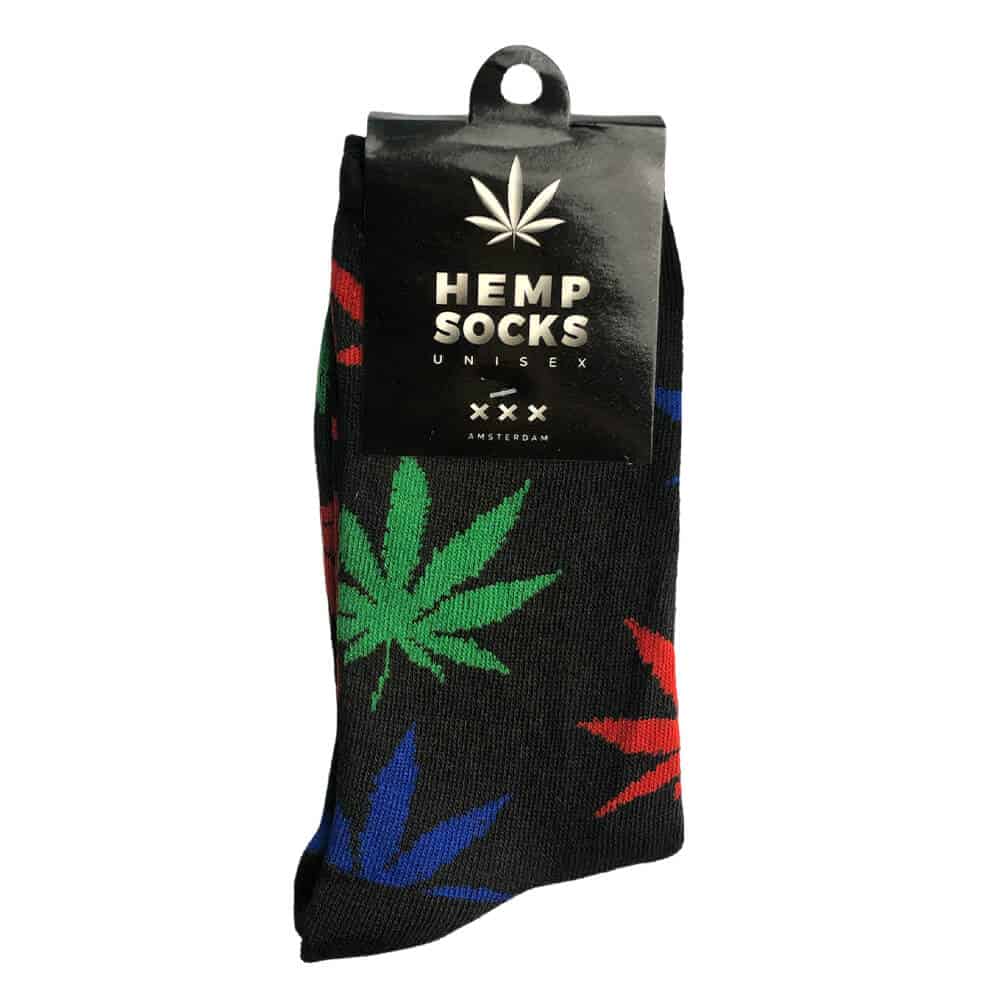 Hemp Socks Black Long – 40cm