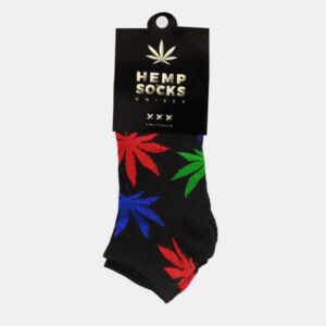 Hemp Socks Black Short – 22cm