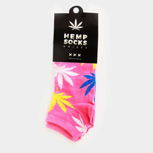 Hemp Socks Pink Short – 22cm