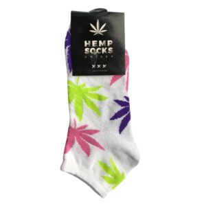 Hemp Socks White Short – 22cm