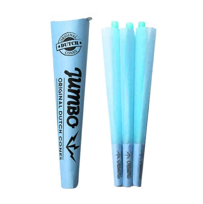 Jumbo Blue King Size Cones – 3 stk.