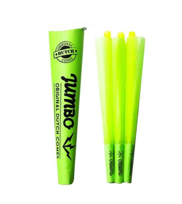Jumbo Green King Size Cones – 3 stk.