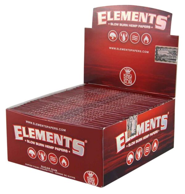 Kartong – Elements RED King Size Slim