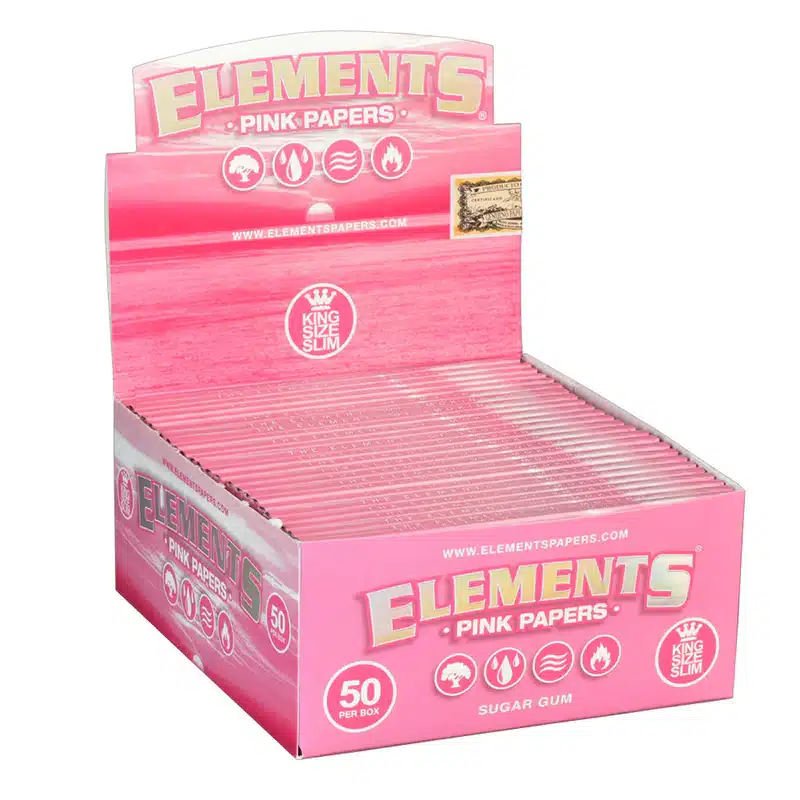 Kartong – Elements PINK King Size Slim