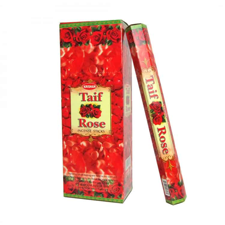 Krishan Taif Rose Røkelse – 20 pinner