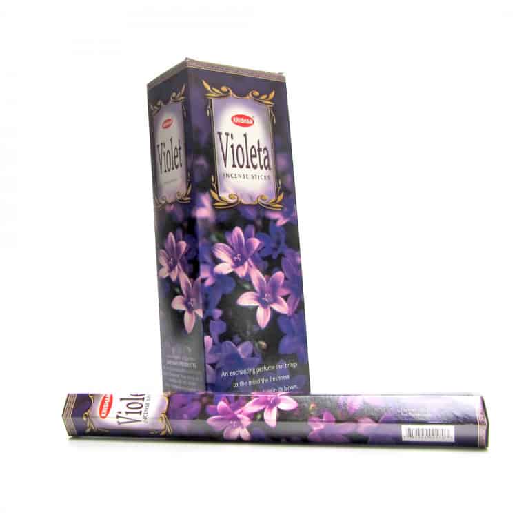 Krishan Violet Røkelse – 20 pinner