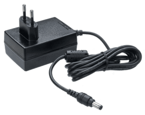 Mighty Vaporizer Power Adapter med støpsel og tilkoblingskabel, svart