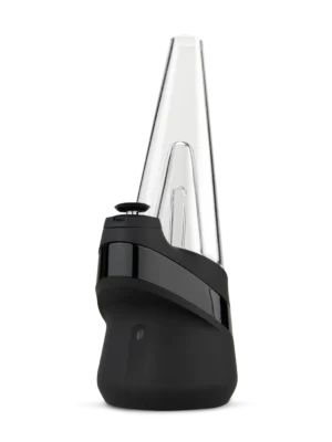 Puffco New Peak Vaporizer Onyx med svart base og klar glasskuppel