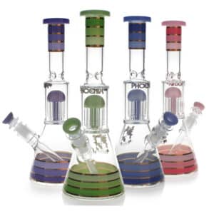 Phoenix Star Goldline Dome Percolator Glassbong – 30cm