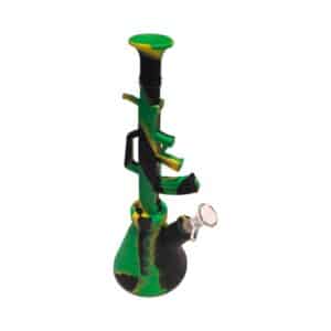 AK47 Silikonbong m. Glassbrønn – 30cm