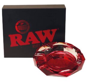 RAW Ruby Red Thick Glass Askebeger