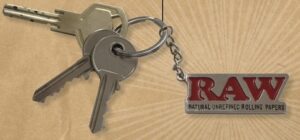 RAW Metall Nøkkelring
