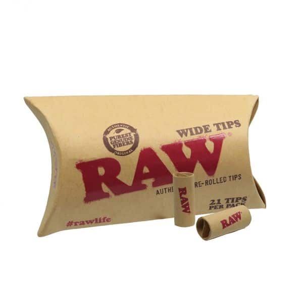 RAW Wide Pre-Rolled Tips