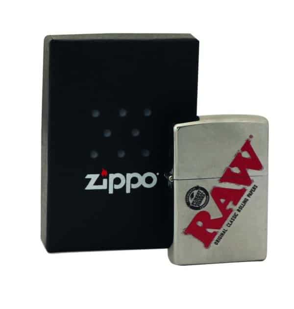 RAW Zippo Lighter – Silver