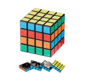 Rubiks Kube Metallgrinder 4-deler