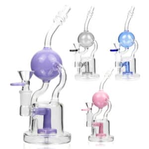 Mr Scientist Recycler Glassbong – 20cm