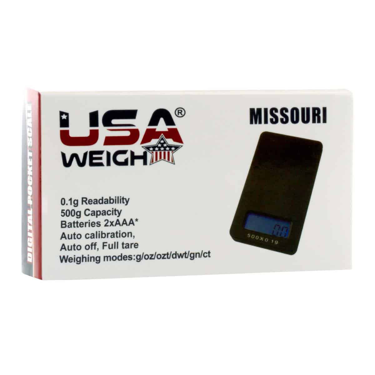 USA Weight MISSOURI Digitalvekt – 500g x 0.1g – bilde 2