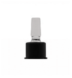 VENTY Vaporizer vannpipe-adapter SG14 med svart base og transparent tilkobling