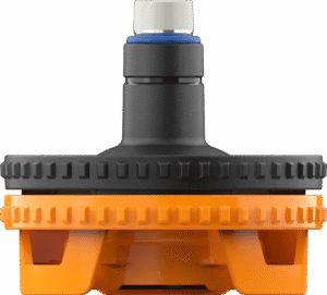 Volcano Filling Chamber Herbs med svart lokk og oransje base, sett for Volcano Hybrid/Easy Valve